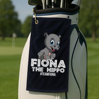 Fiona The Hippo #TeamFiona Hippopotamus Zoo Golf Towel