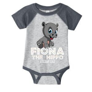 Fiona The Hippo #TeamFiona Hippopotamus Zoo Infant Baby Jersey Bodysuit