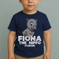 Fiona The Hippo #TeamFiona Hippopotamus Zoo Toddler T-Shirt