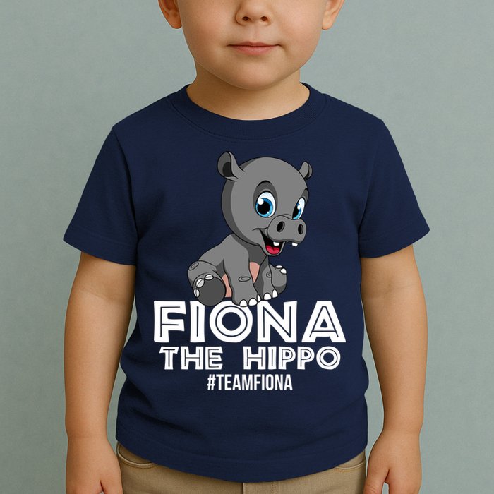 Fiona The Hippo #TeamFiona Hippopotamus Zoo Toddler T-Shirt