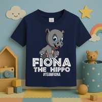 Fiona The Hippo #TeamFiona Hippopotamus Zoo Toddler T-Shirt