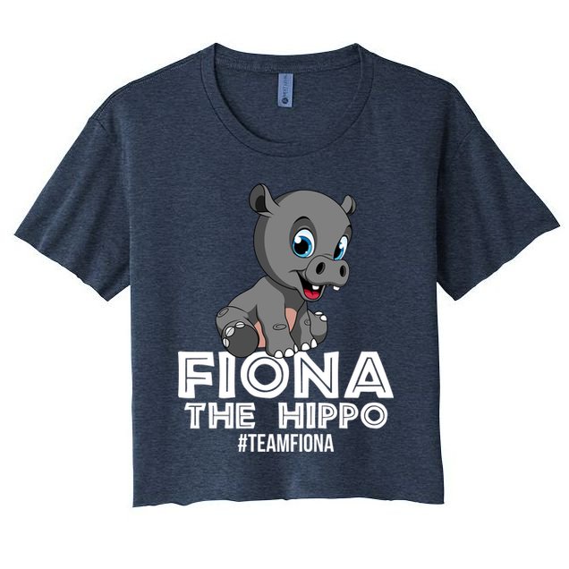 Fiona The Hippo #TeamFiona Hippopotamus Zoo Crop Top