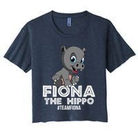 Fiona The Hippo #TeamFiona Hippopotamus Zoo Crop Top