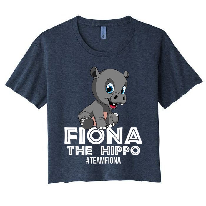 Fiona The Hippo #TeamFiona Hippopotamus Zoo Crop Top