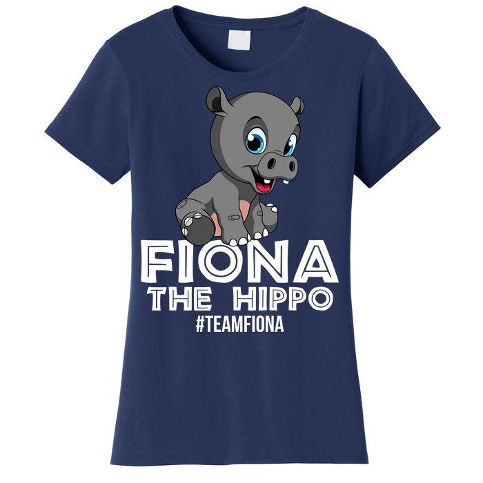 Fiona The Hippo #TeamFiona Hippopotamus Zoo Women's T-Shirt