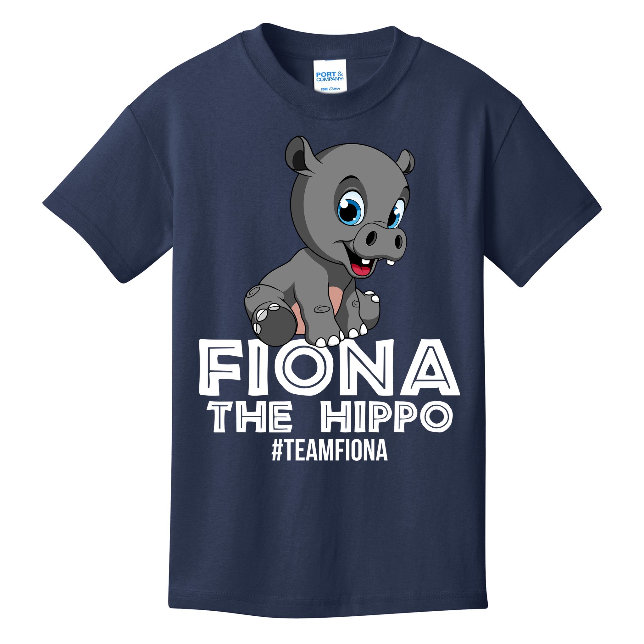 Fiona The Hippo #TeamFiona Hippopotamus Zoo Kids T-Shirt