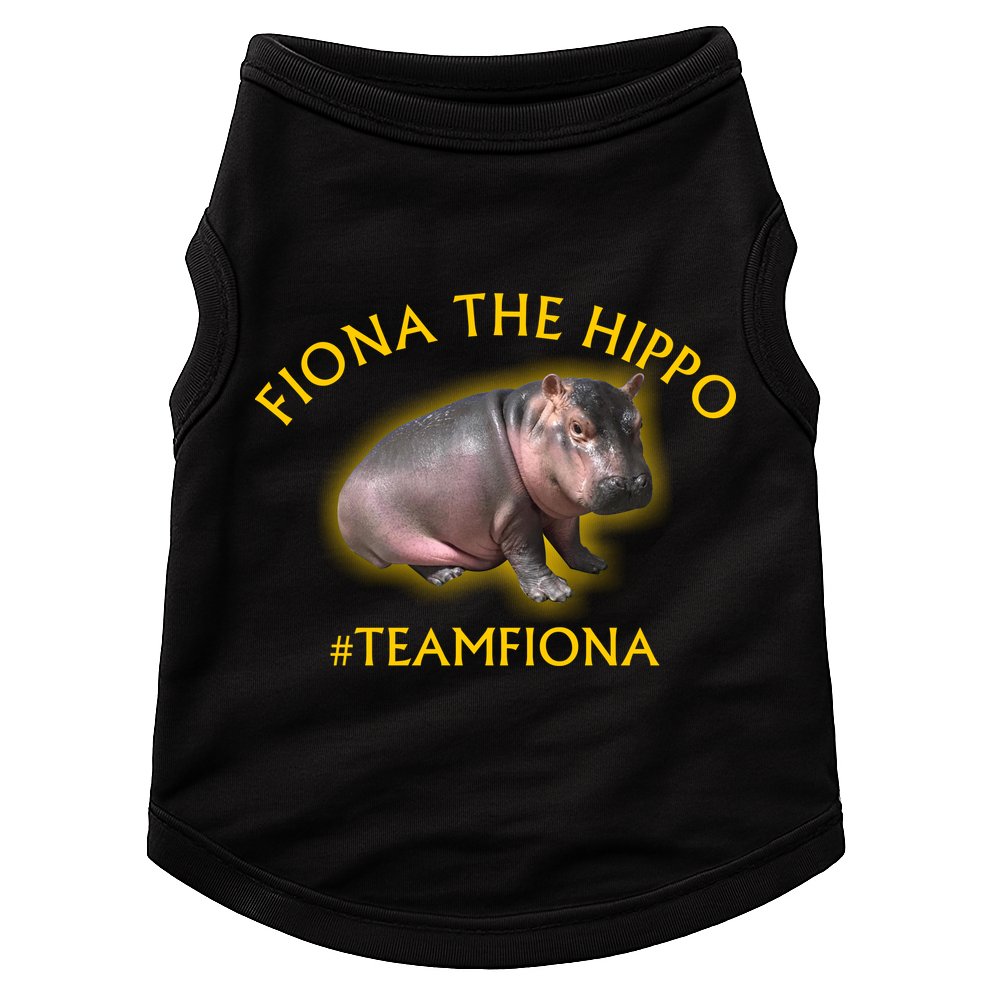 Fiona The Hippo #TeamFiona Photo Doggie Tank