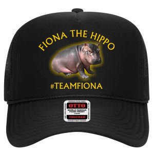 Fiona The Hippo #TeamFiona Photo High Crown Mesh Back Trucker Hat