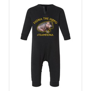 Fiona The Hippo #TeamFiona Photo Infant Fleece One Piece