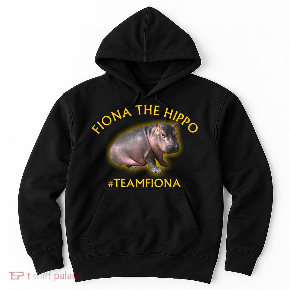 Fiona The Hippo #TeamFiona Photo Hoodie