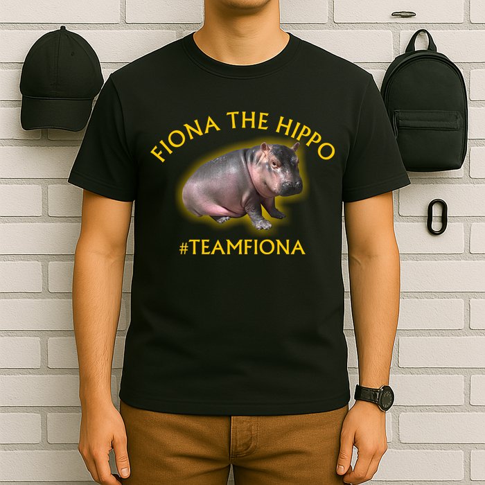 Fiona The Hippo #TeamFiona Photo T-Shirt