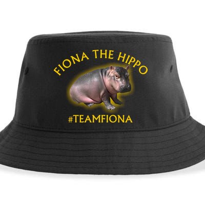 Fiona The Hippo #TeamFiona Photo Sustainable Bucket Hat