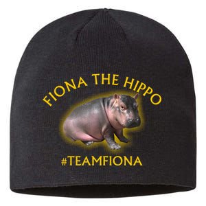 Fiona The Hippo #TeamFiona Photo Sustainable Beanie