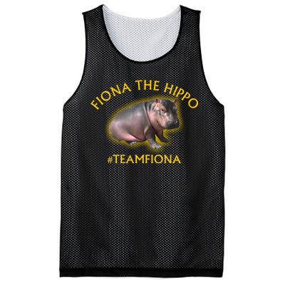 Fiona The Hippo #TeamFiona Photo Mesh Reversible Basketball Jersey Tank