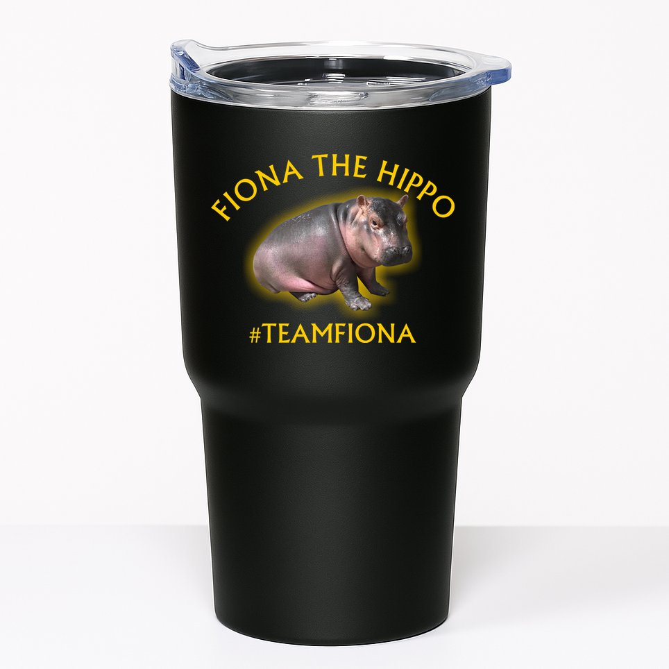 Fiona The Hippo #TeamFiona Photo Tumbler