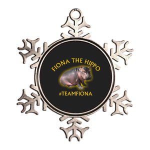 Fiona The Hippo #TeamFiona Photo Metallic Star Ornament