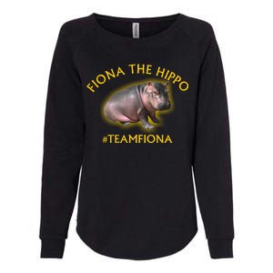 Fiona The Hippo #TeamFiona Photo Womens California Wash Sweatshirt