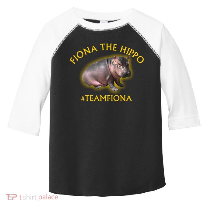 Fiona The Hippo #TeamFiona Photo Toddler Fine Jersey T-Shirt