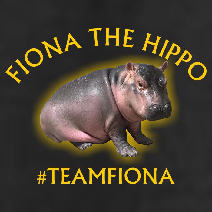 Fiona The Hippo #TeamFiona Photo Golf Towel