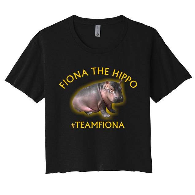 Fiona The Hippo #TeamFiona Photo Crop Top