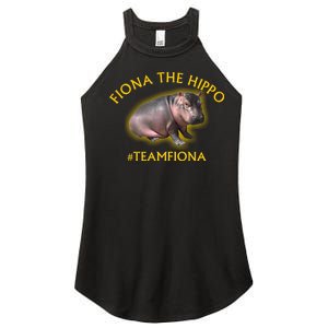 Fiona The Hippo #TeamFiona Photo Women's Perfect Tri Rocker Tank