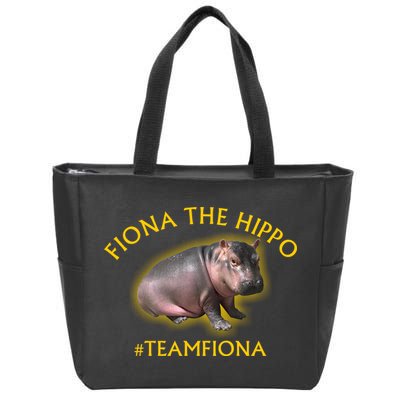 Fiona The Hippo #TeamFiona Photo Zip Tote Bag