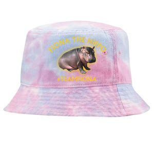 Fiona The Hippo #TeamFiona Photo Tie-Dyed Bucket Hat