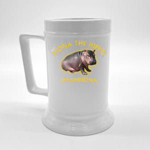 Fiona The Hippo #TeamFiona Photo Beer Stein