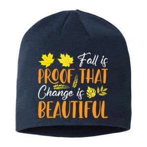 Fall Is Proof That Change Is Beautiful Sustainable Beanie