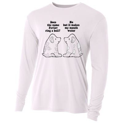 Funny Ivan Pavlov Dog Saying Humor Design Quote Cooling Performance Long Sleeve Crew