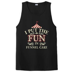 Funny I Put The Fun In Funnel Cake Cute Dessert Gift PosiCharge Competitor Tank