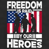 Freedom Is Paid By Our Heroes Memorial Day Gift Cool Comfort Performance Bucket Hat