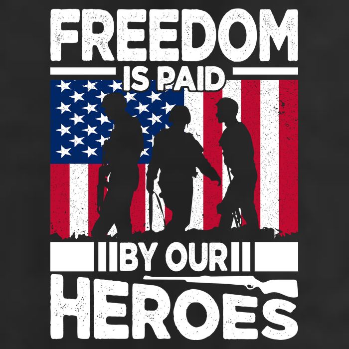 Freedom Is Paid By Our Heroes Memorial Day Gift Cool Comfort Performance Bucket Hat