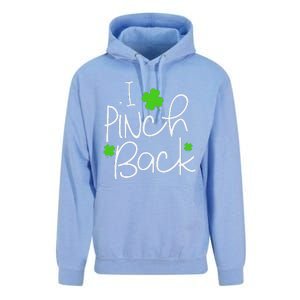 Funny I Pinch Back Saint Patrick's Day Lucky Irish Clover Cute Unisex Surf Hoodie