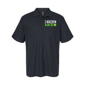 Funny I Pinch Back Saint Patrick's Day Lucky Irish Clover Funny Softstyle Adult Sport Polo