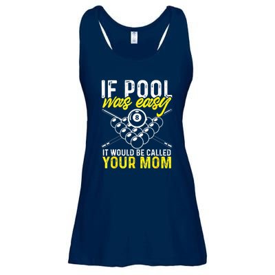 Funny If Pool Was Easy Billiard Player Gift Ladies Essential Flowy Tank