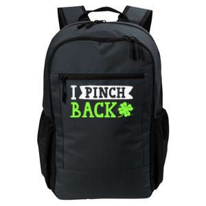 Funny I Pinch Back Saint Patrick's Day Lucky Irish Clover Daily Commute Backpack