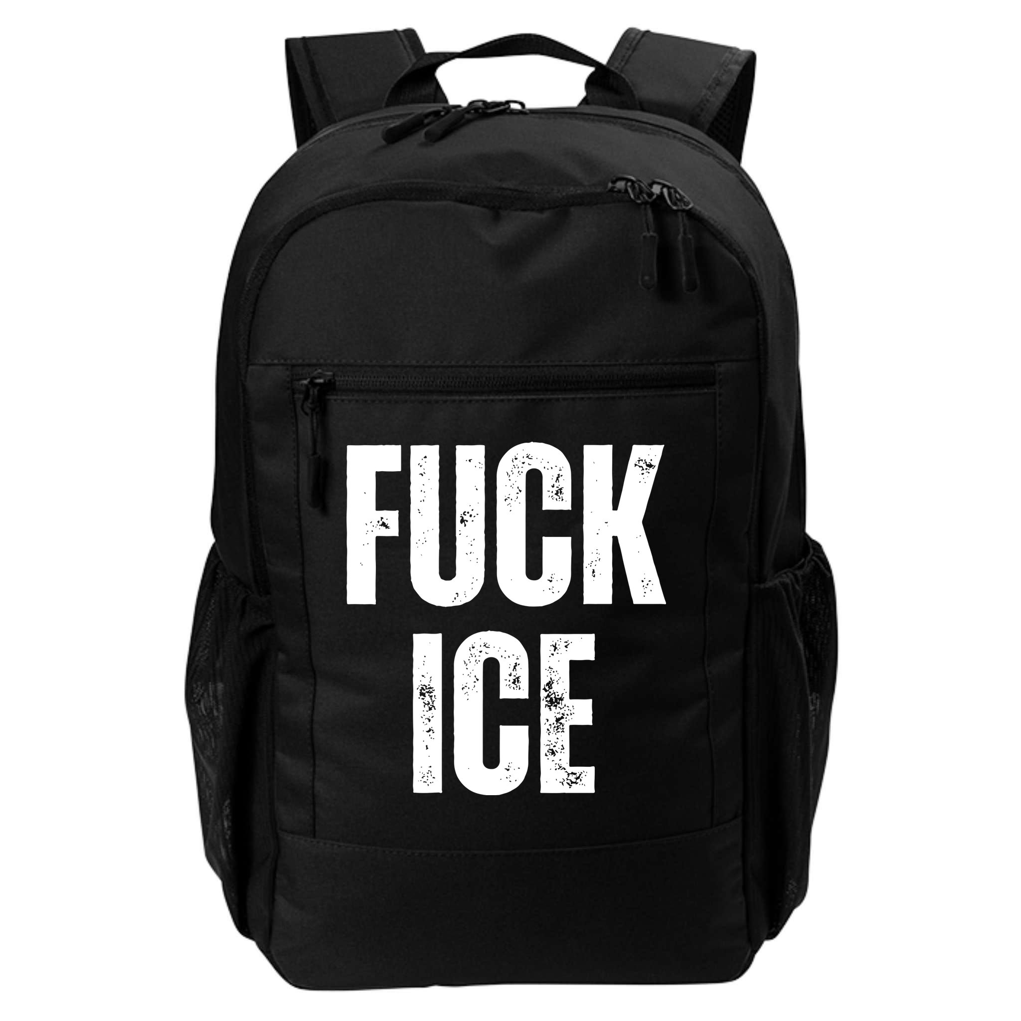 Fuck Ice Protest & Resist Support Immigrants Backpack