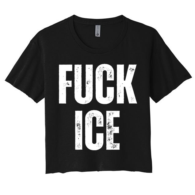 Fuck Ice Protest & Resist Support Immigrants Crop Top
