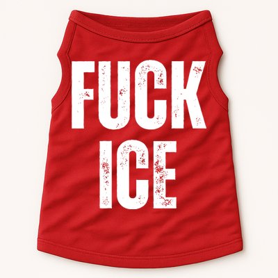 Fuck Ice Protest & Resist Support Immigrants Doggie Tank