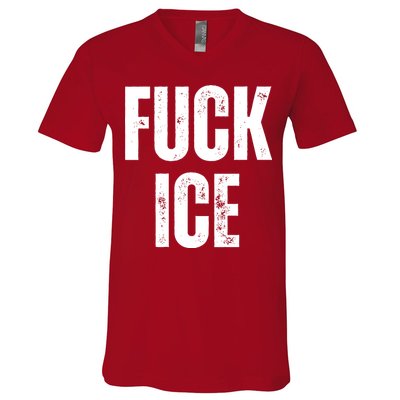 Fuck Ice Protest & Resist Support Immigrants V-Neck T-Shirt