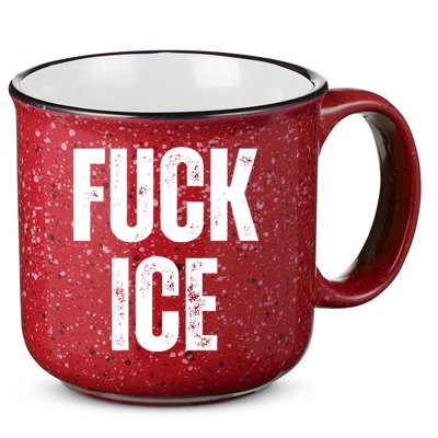 Fuck Ice Protest & Resist Support Immigrants 15oz Campfire Ceramic Mug