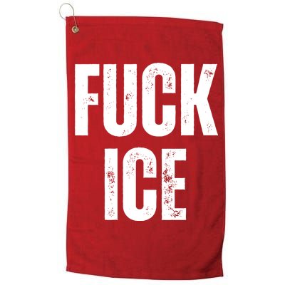 Fuck Ice Protest & Resist Support Immigrants Golf Towel