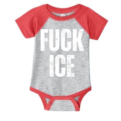 Fuck Ice Protest & Resist Support Immigrants Infant Baby Jersey Bodysuit
