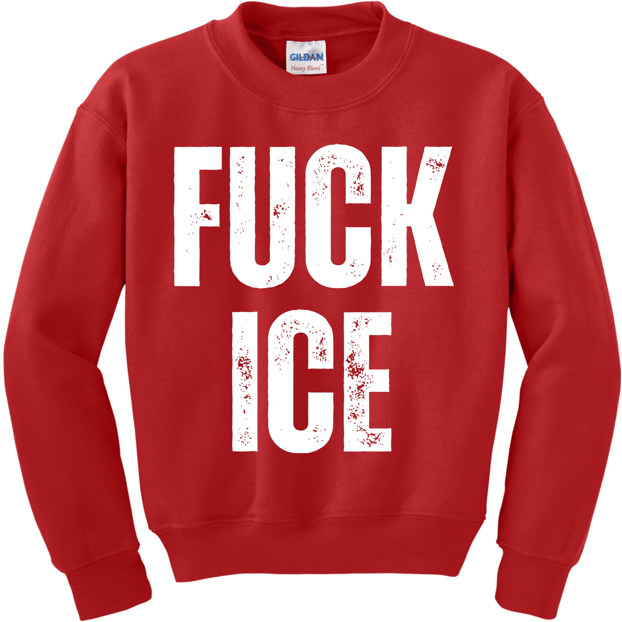 Fuck Ice Protest & Resist Support Immigrants Kids Sweatshirt
