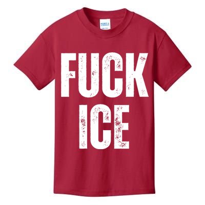 Fuck Ice Protest & Resist Support Immigrants Kids T-Shirt
