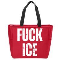 Fuck Ice Protest & Resist Support Immigrants Zip Tote Bag
