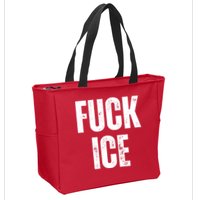 Fuck Ice Protest & Resist Support Immigrants Zip Tote Bag