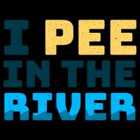 Funny I Pee In The River Summer Tubing Family Float Trip Gift 7-Panel Snapback Hat