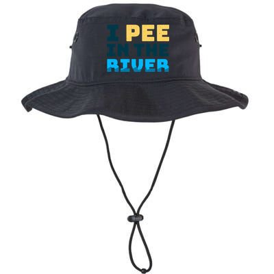 Funny I Pee In The River Summer Tubing Family Float Trip Gift Bucket Hat